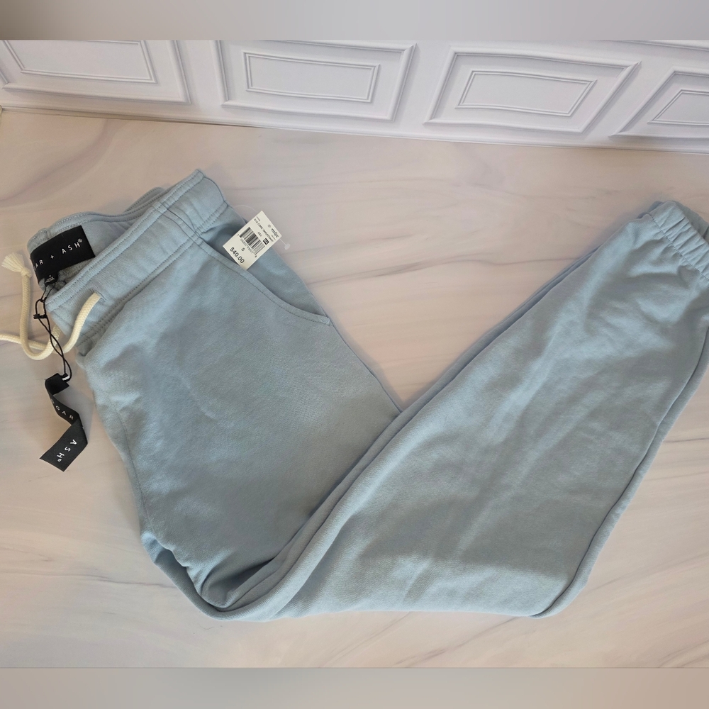 Men's Small Light Blue Joggers By Edgar + Ash